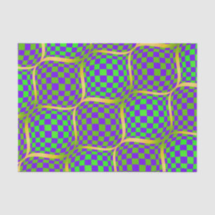 Taffi Lila & Green Ribbon Seidenpapier