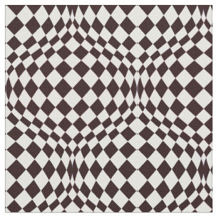 Taffi Op Art Schwarz-Weiß Stoff