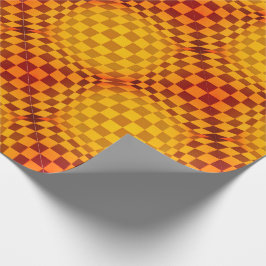 Taffi Tuck Op Art Butterscotch Geschenkpapier
