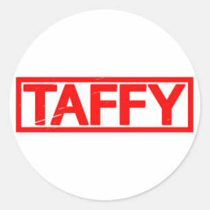 Taffy Briefmarke Runder Aufkleber