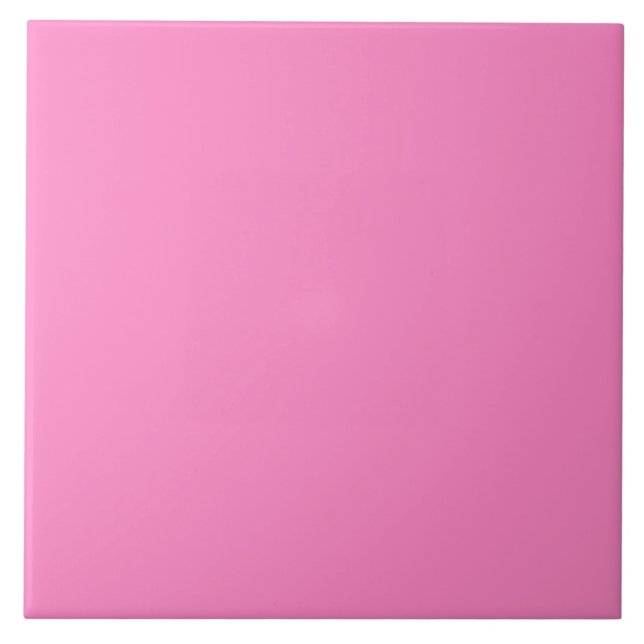 Taffy Pink Keramik Tile. Fliese (Vorderseite)