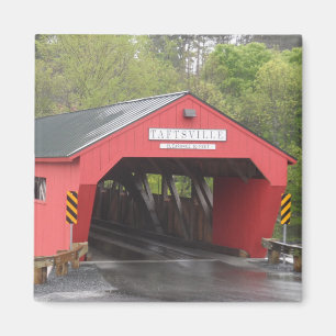 Taftsville überdachte Brücke, Vermont Magnet
