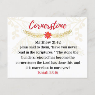Tag 18. Namen Jesu   Cornerstone Advent Postkarte