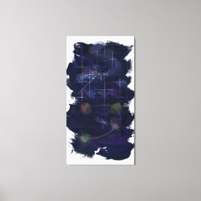 Tag 4 der Genesis: Sterne 2014 Leinwanddruck (Vorderseite)