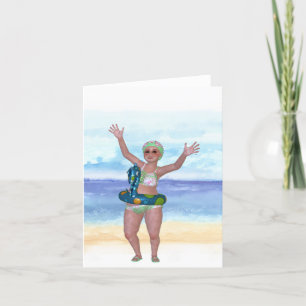 Tag am Beach Jeden Anlaß Note Card Feiertagskarte