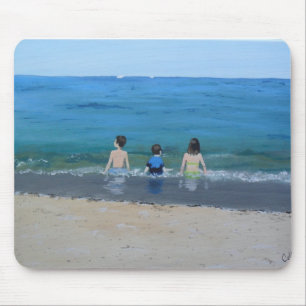 Tag am Strand Mousepad