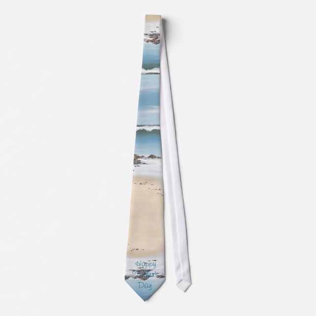 Tag an der Strand-Glücklichen der Krawatte (Vorderseite)