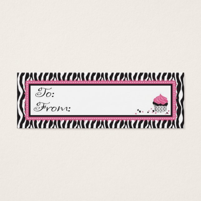 Tag cadeau Boutique Chic Skinny (Devant)