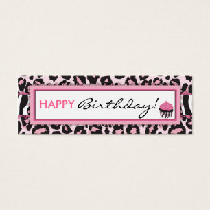 Tag cadeau de Cupcake Wild WP Skinny