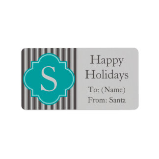 Tag Cadeau de Noël moderne Étiquette