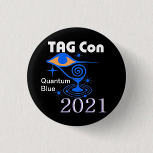 TAG Con 2021 - Quantum Blue - BLACK - Schaltfläche Button