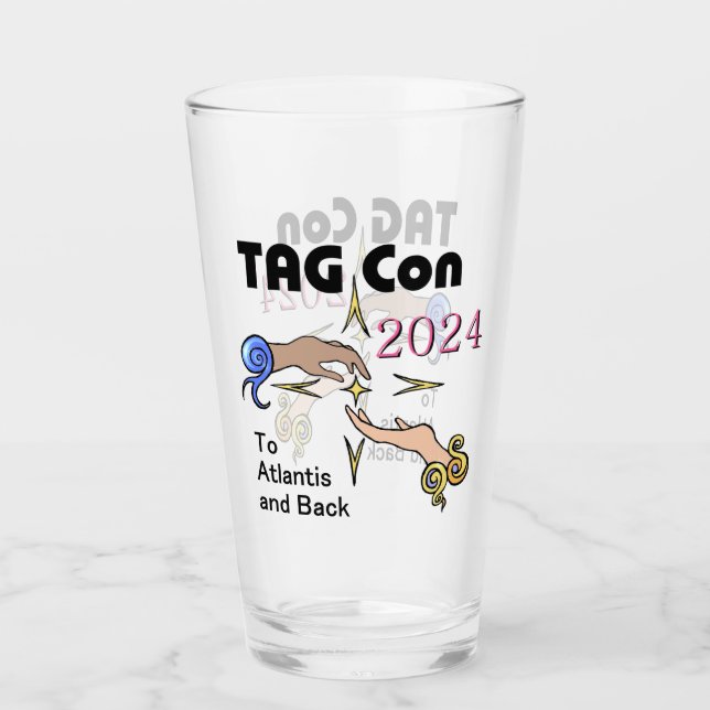 TAG Con 2024 Glass Tumbler (Vorderseite)