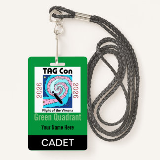 TAG Con 2026 - Green Quadrant - Cadet Badge