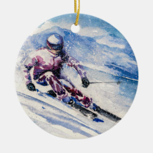 Tag de ski / Ornement