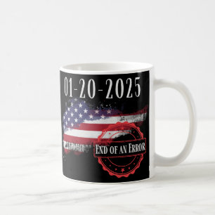 Tag der Amtseinführung 20. Januar 2025 Ende eines Kaffeetasse