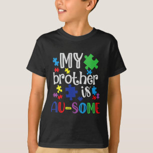Tag der Aufklärung über Autismus mein Bruder ist P T-Shirt