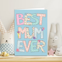 Tag der besten Mutter je Blue Mütter