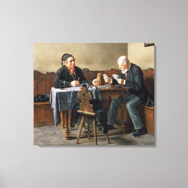 Tag der Bezahlung, 1887 Leinwanddruck (Vorderseite)