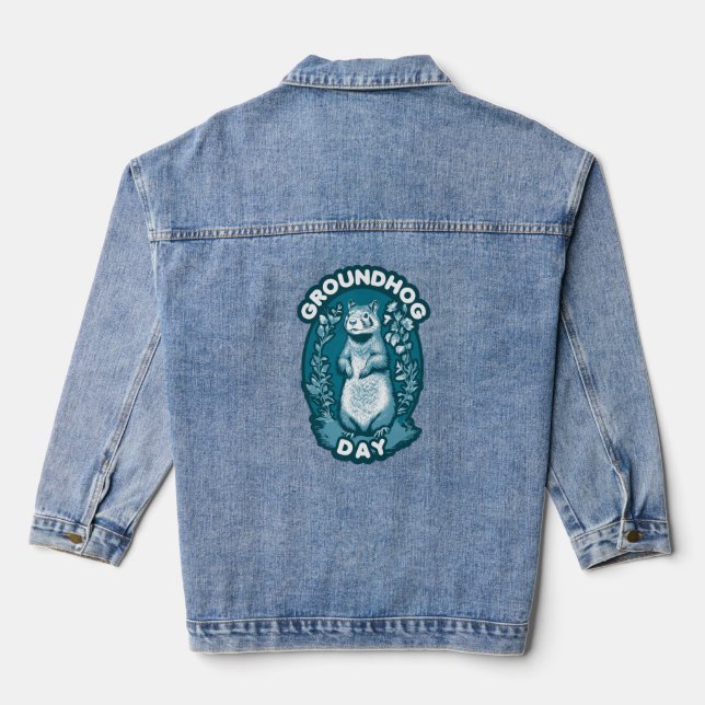 Tag der Bodenschätze Jeansjacke (Rückseite)