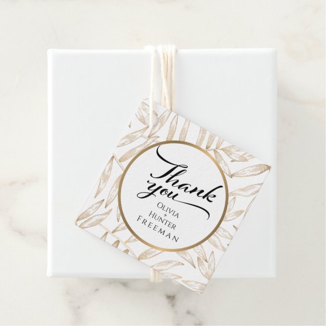 Tag der botanischen Gastgeschenk Hochzeit der trop Geschenkanhänger (Beispiel)