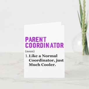 Tag der Dankbarkeit Elternkoordinator  Karte