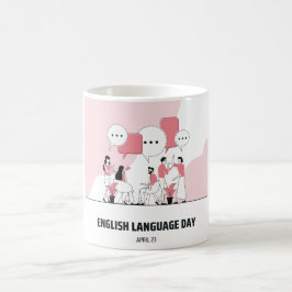 Tag der englischen Sprache Kaffeetasse