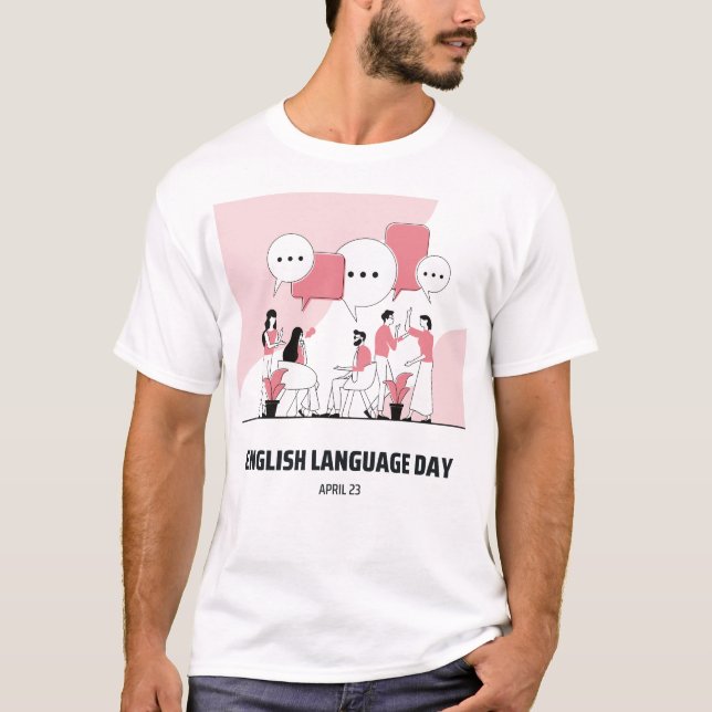 Tag der englischen Sprache T-Shirt (Vorderseite)