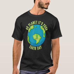 Tag der Erde 2022 Erde Natur Planet Cute Ea T-Shirt