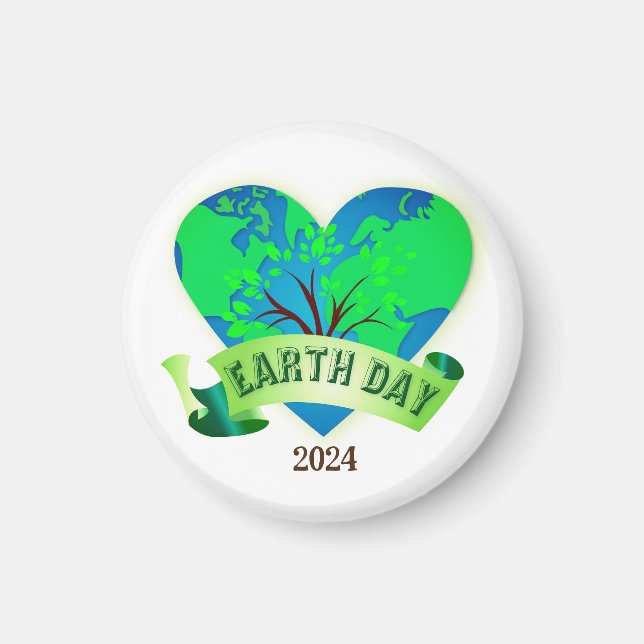 Tag der Erde 2024 Magnet (Vorne)