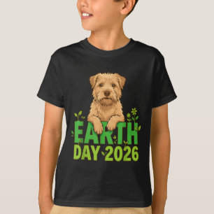 Tag der Erde 2026 Süße Terrier-Hundebesitzer Mama T-Shirt