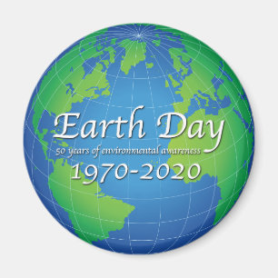 Tag der Erde 50 Jahre Jahrestag 2020 Magnet