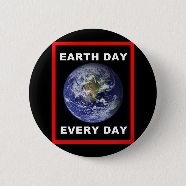 Tag der Erde Button (Vorderseite)