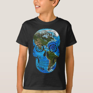 Tag der Erde des Zuckerschädels - Tag der Toten Er T-Shirt