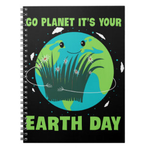 Tag der Erde: Go Planet, es ist dein Tag der Erde Notizblock