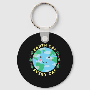 Tag der Erde Jeden Tag Liebe Die Umwelt Niedlich K Schlüsselanhänger