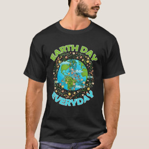 Tag der Erde jeden Tag Weltweiter globaler Frieden T-Shirt