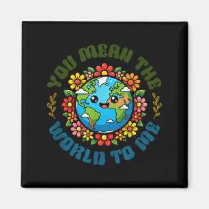 Tag der Erde Klimawandelbewusstsein Umwelt Magnet