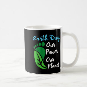 Tag der Erde Macht 2026 Planet Männer Frauen Kinde Kaffeetasse