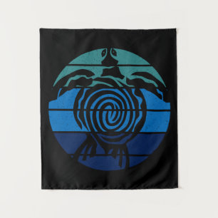 Tag der Erde, Meeresschildkröte, Reinigen des Ozea Wandteppich