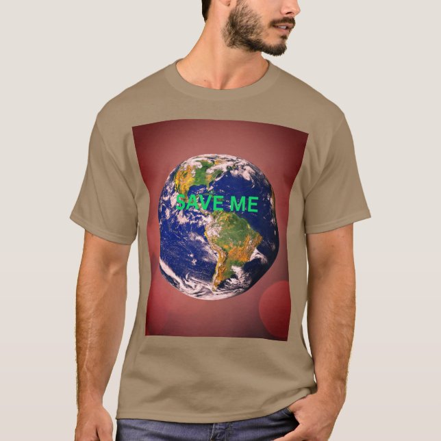 TAG DER ERDE MITTEILUNG  T-Shirt (Vorderseite)