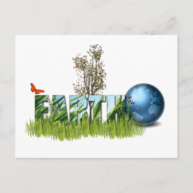 Tag der Erde Postkarte (Vorderseite)