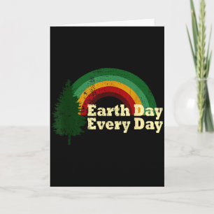 Tag der Erde Täglicher Regenbogen-Kiefer  Karte