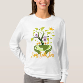 Tag der Erde - Trägheits-Baum-Umwelt-Planeten-Erde T-Shirt
