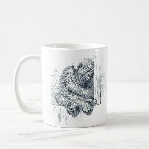 Tag der Erholung - Junge Ape Gorilla Kaffeetasse