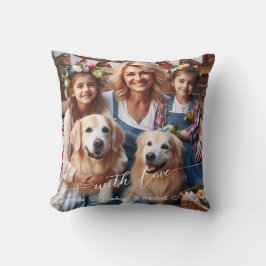 Tag der ersten Mütter Hund Großmutter | Benutzerde Kissen