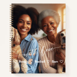 Tag der ersten Mütter Hund Großmutter | Benutzerde Notizbuch