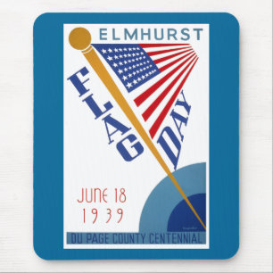 Tag der Flagge Mousepad