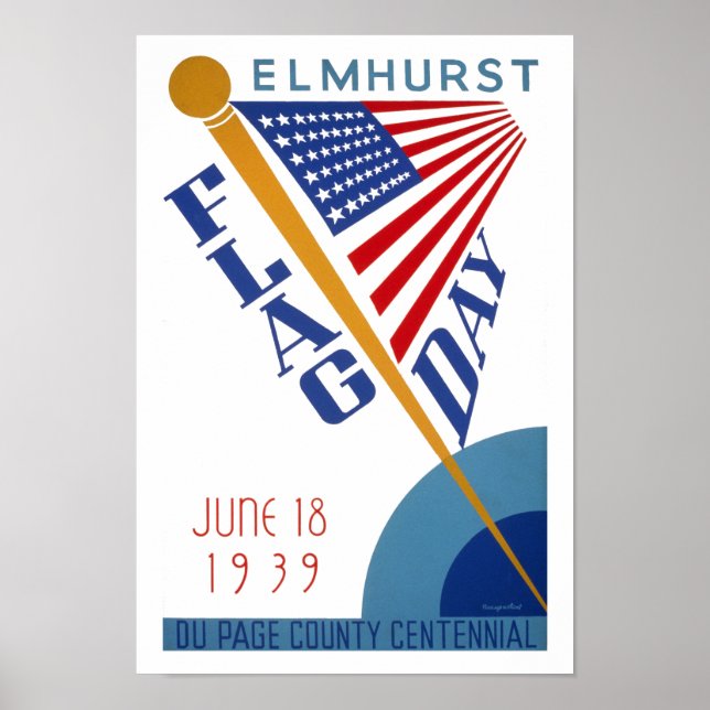 Tag der Flagge Poster (Vorne)