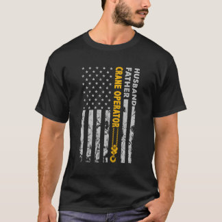 Tag der Flaggenflaggen des Ehemanns Vaterkran-Betr T-Shirt
