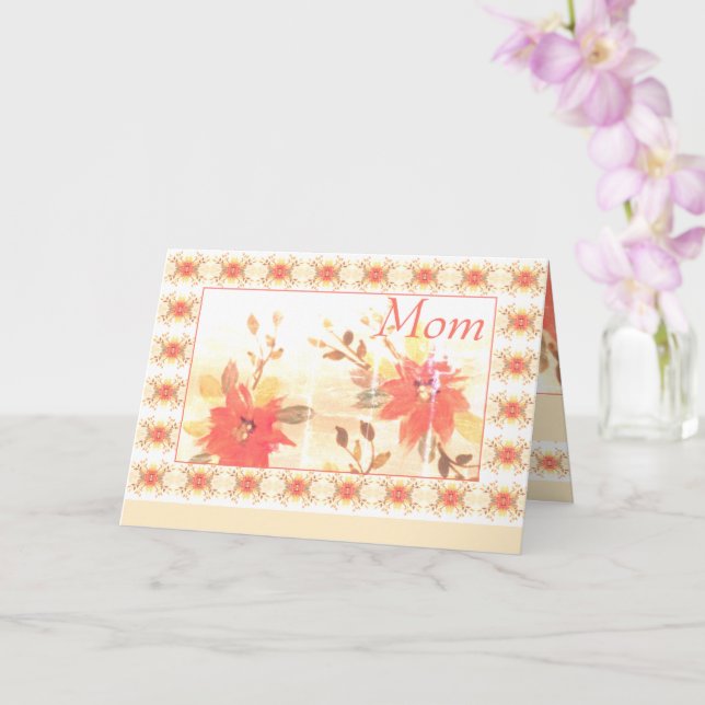 Tag der floralen Mütter Karte (Orchidee)